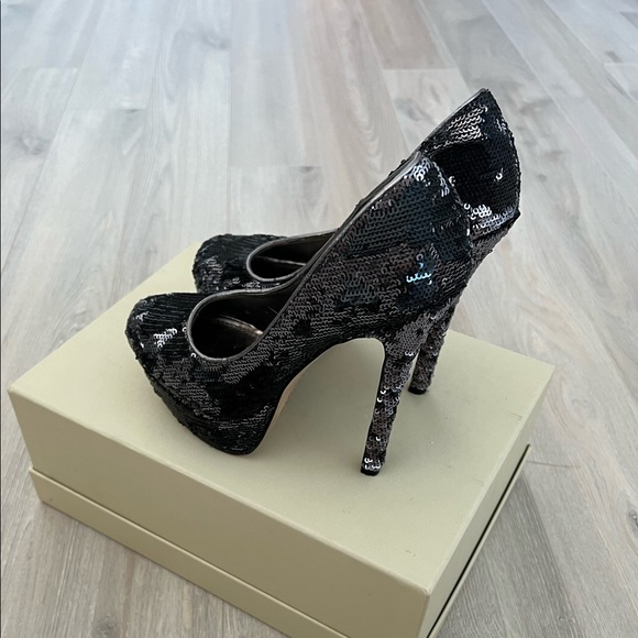 Steve Madden Sequin Platform Pumps - Picture 3 of 6